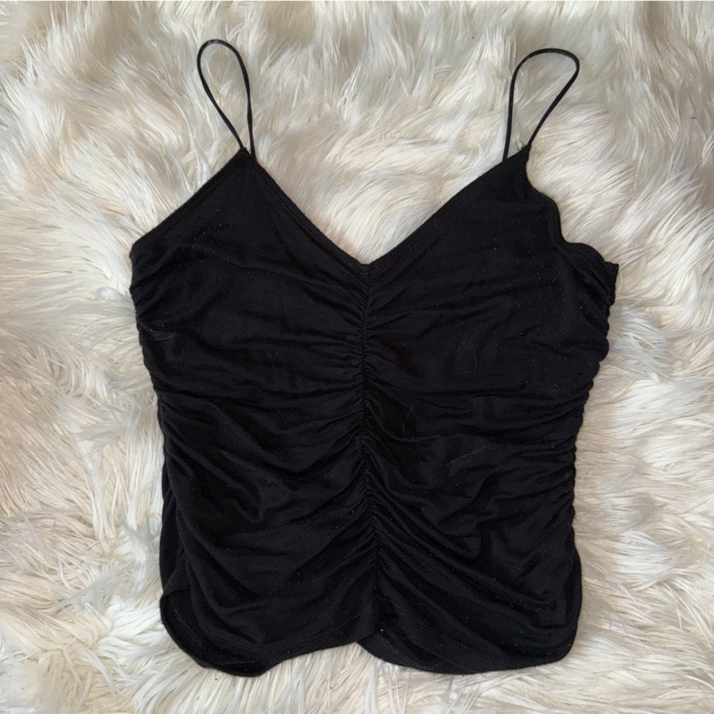 Forever21 Ruched Crop Top - Picture 2 of 4